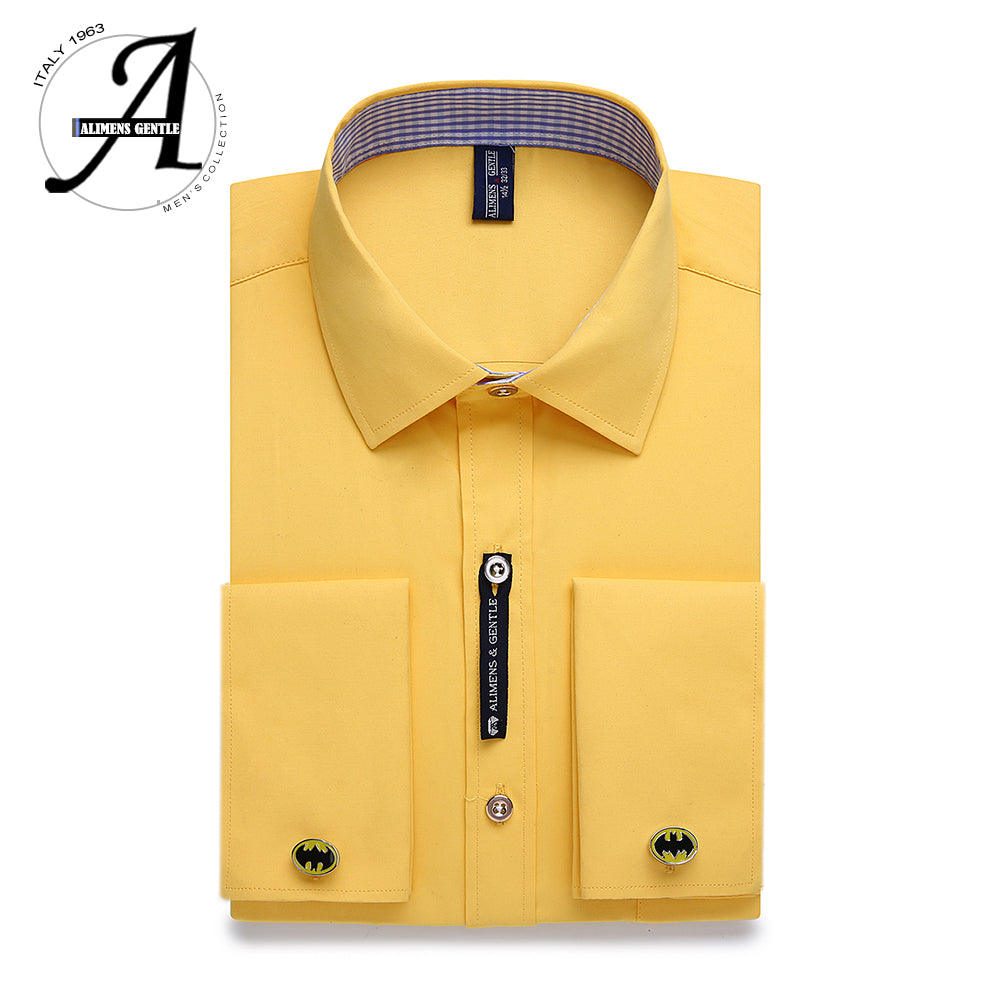 alimens & gentle men's dress shirts Alimens & Gentle Mens Solid Oxford Shirt Long Sleeve Dress Shirt Work Dapper On Main